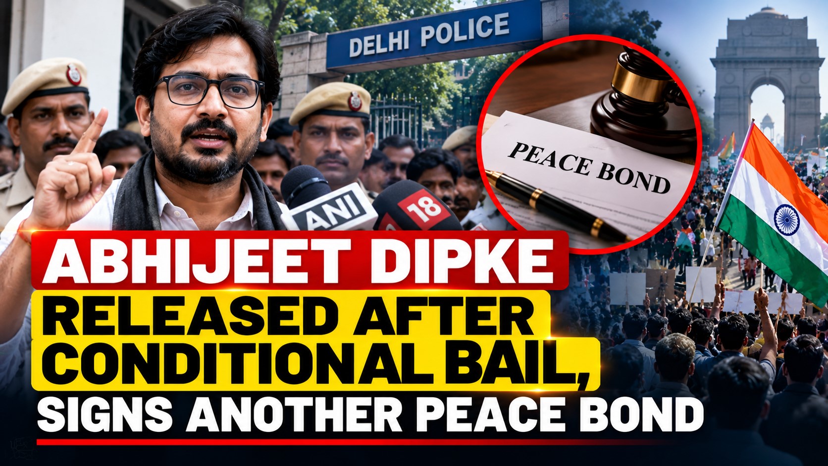 Abhijeet Dipke Released After Conditional Bail, Signs Another Peace Bond